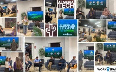 Almería Tech en Workspace Coworking Almería: 1 año de comunidad tech y conexiones